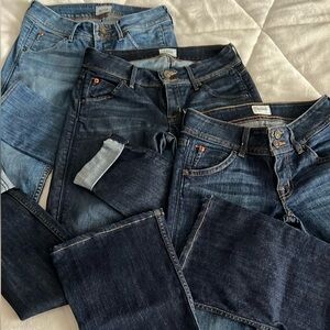 Hudson Jeans Blue Straight Leg& boot cut Denim